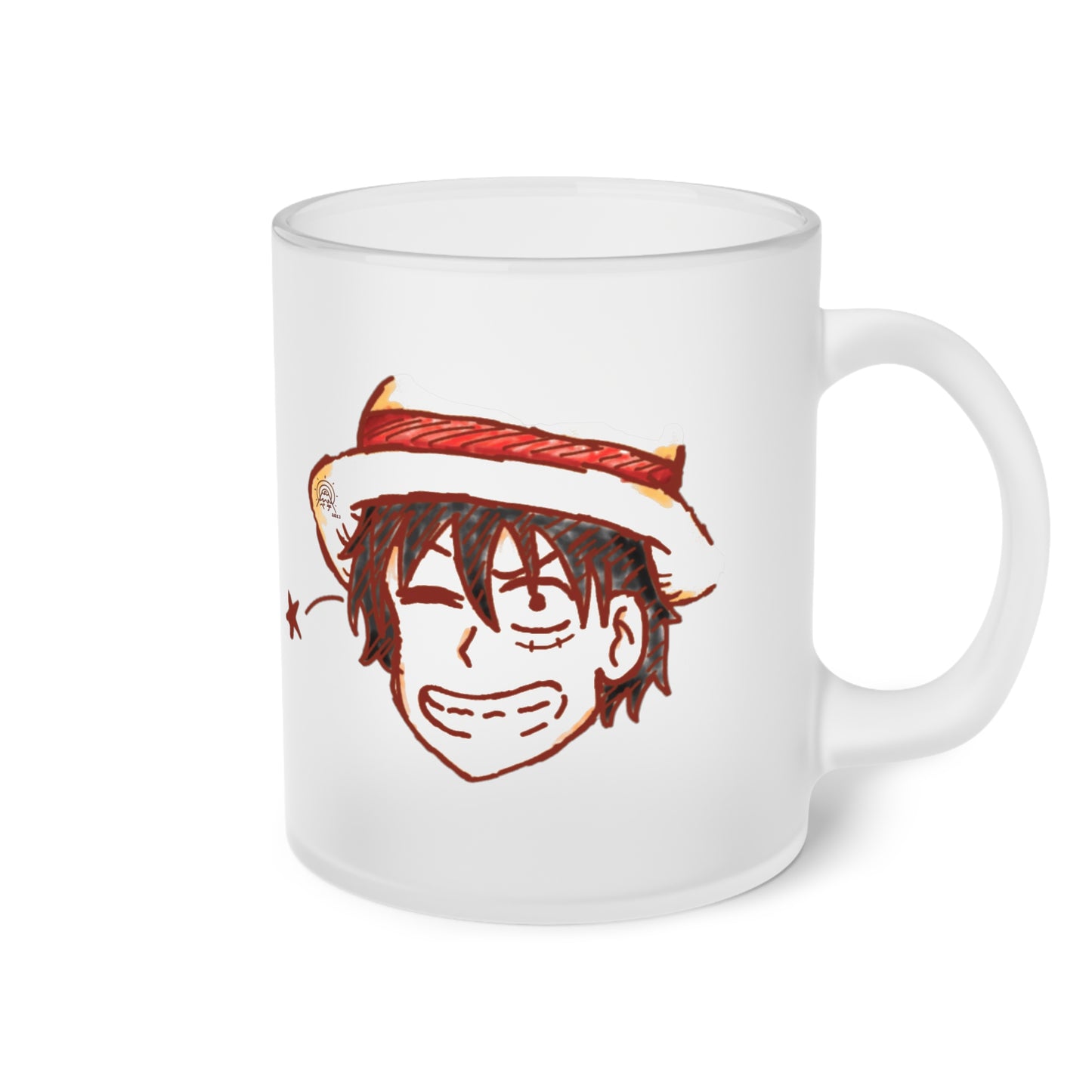 07- Frosted Mug - One Piece - Luffy