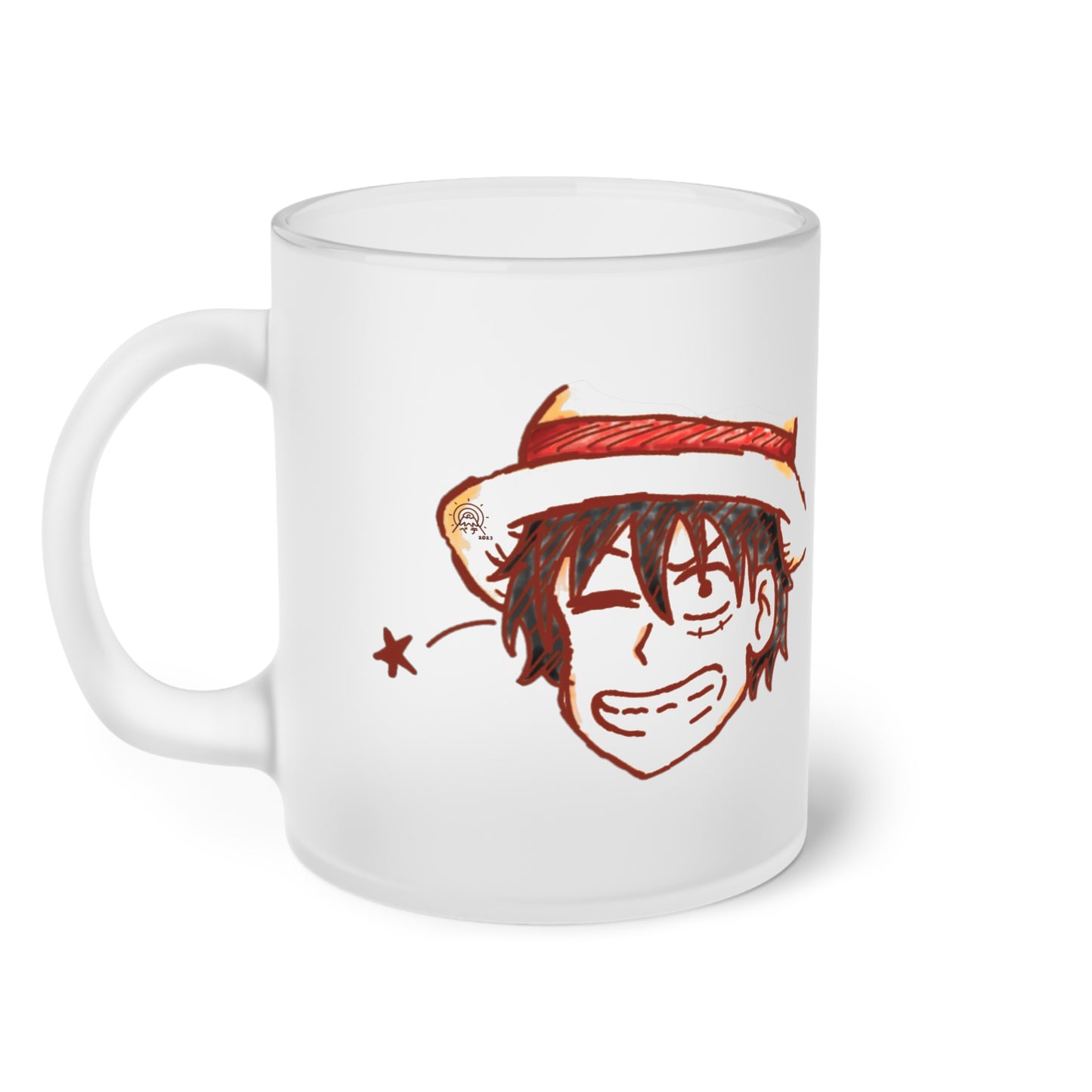 07- Frosted Mug - One Piece - Luffy