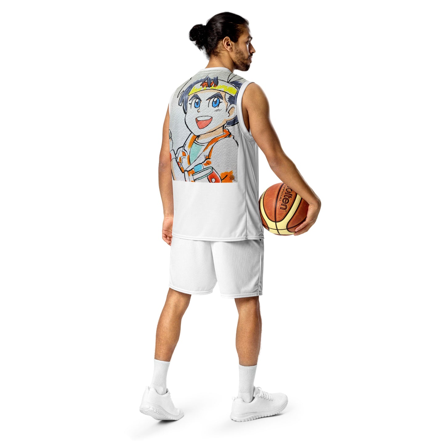 15- Unisex Sports Jersey - Dash! Yonkur - Hinomaru Yonkurou